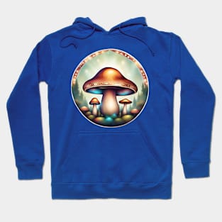 Soft Drawn Edge Mushroom Trio Hoodie